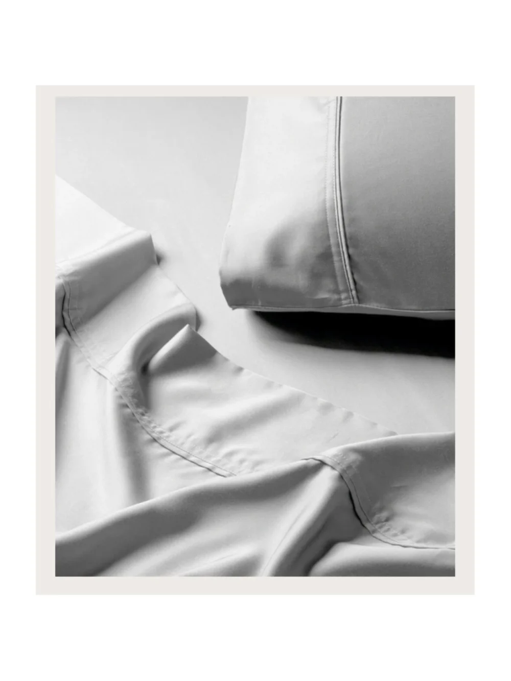 Olive Crate 100% Eucalyptus TENCEL Cooling - SPLIT KING Sheet Set 5pc Grey Mist
